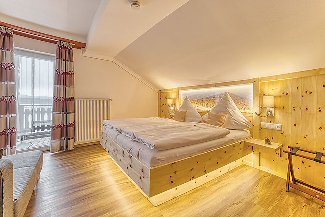 Einzelzimmer im Hotel im Bayerischen Wald